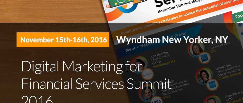 3rd Annual Digital Marketing For Financial Services Summit