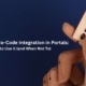 Low-code and no-code integration in portals isn’t an all-or-nothing choice. It’s about choosing the right level of abstraction for the right problem.